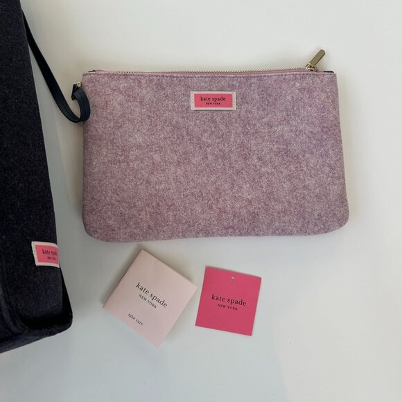 NWT Kate Spade New York Kitt Felt Large North South Tote - Picture 4 of 13